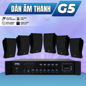 Dàn Âm Thanh Phòng Tập Gym, Yoga, Fitness G5