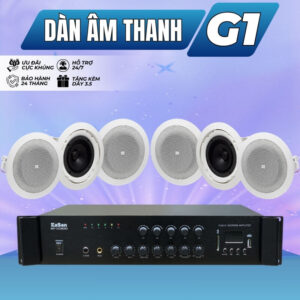 Dàn Âm Thanh Phòng Yoga, Gym, Fitness G1