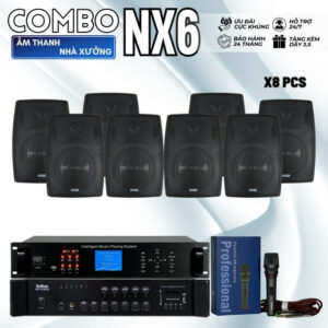 Hệ Thống Âm Thanh Nhà Xưởng Cơ Bản Giá Rẻ NX6 (Độ Ồn Thấp)