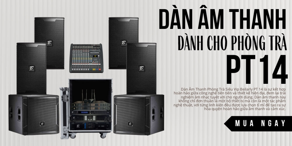 Baner Dàn Âm Thanh Phòng Trà Siêu Vip Beilarly PT 14
