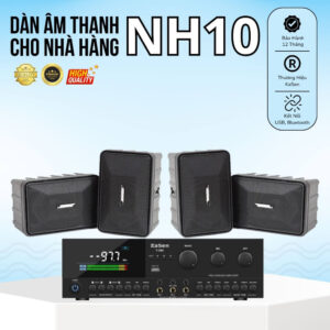 Combo âm thanh quán ăn giá rẻ NH10