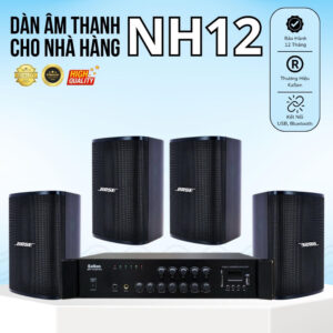 Dàn âm thanh nhà hàng cao cấp NH12