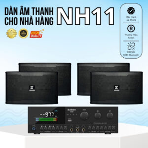 Dàn loa cho nhà hàng cực hay NH11