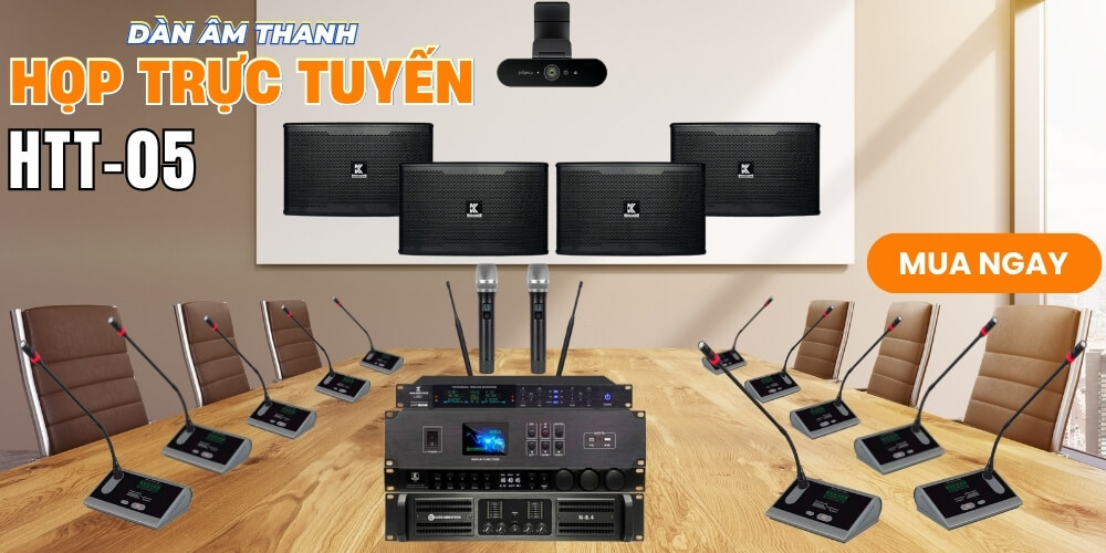 Baner Hệ Thống Âm Thanh Họp Trực Tuyến HTT-05