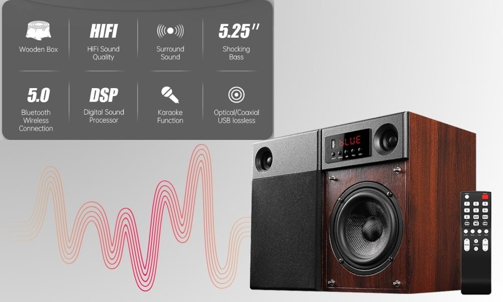 Loa Bookself Hifi Active 2Way Hyper cao cấp