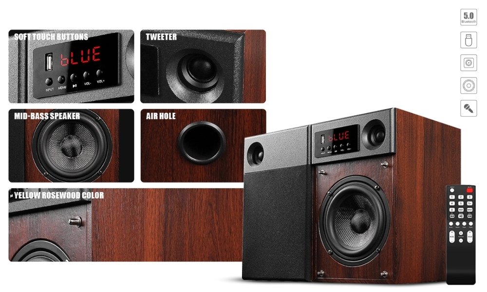 Loa Bookself Hifi Active 2Way Hyper chính hãng