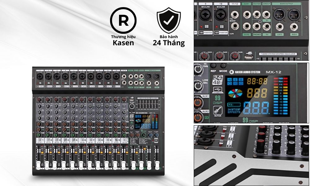 Bàn Mixer Kasen MX-12 chi tiết