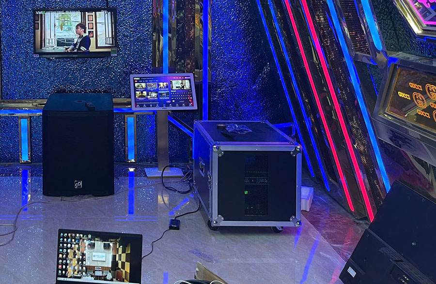 Tủ rack 10U Gỗ Ảnh Thật