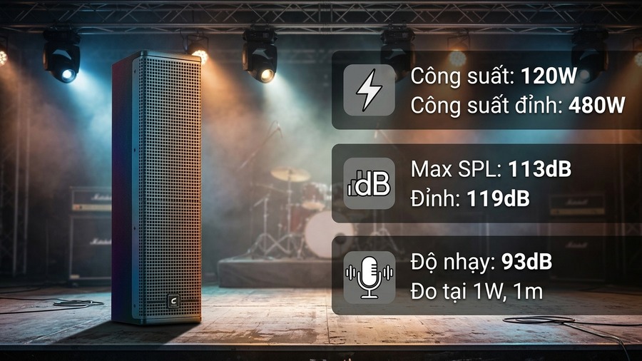 Loa Cột C-PSound H4.3 Chính Hãng