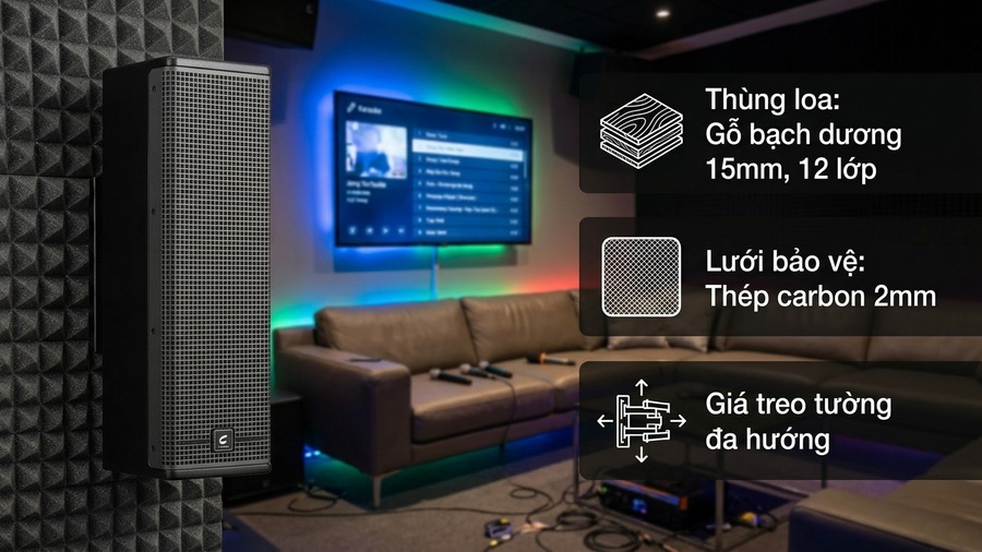 Loa Cột C-PSound H4.3 Thiết Kế