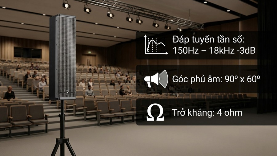 Loa Cột C-PSound H4.3 Thông Số